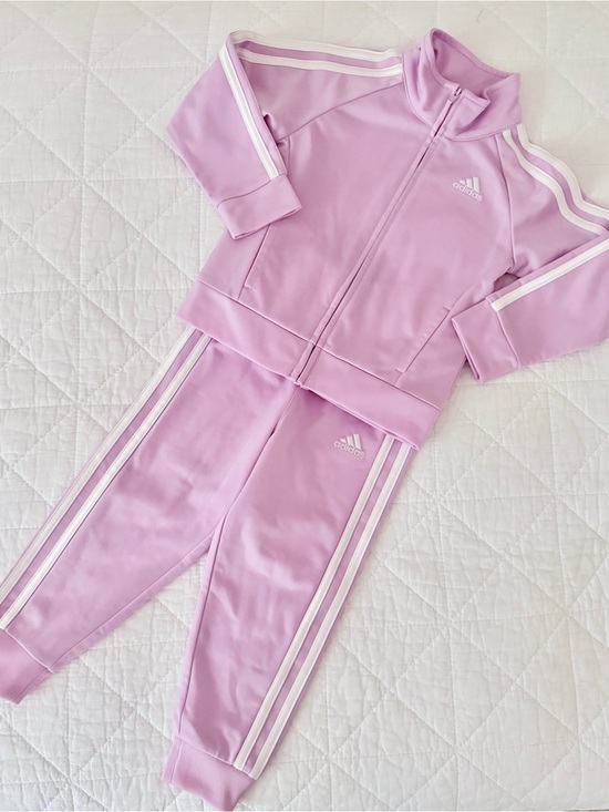 adidas Other - NEW 3T Adidas Pink Kids Track Jacket & Pants Matching Set NWOT